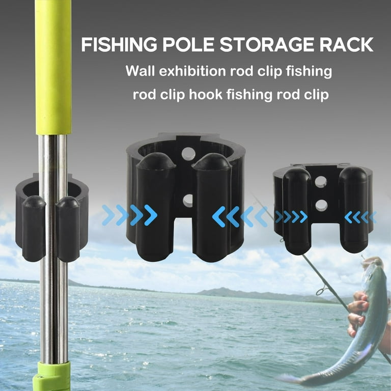 20 Pieces Regular Fishing Rod Storage Clips, Fishing Pole Holder