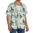 thumbnail image 2 of Sigee Mallard Ducks Wild Birds for Men's Casual Short Sleeve Button Down Shirts Men's Shirts Summer-Medium, 2 of 5
