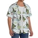 thumbnail image 2 of Balery Mallard Ducks Wild Birds Camisa Casual de Manga Corta con Botones para Hombre, Texturizada, Estilo Cubano, para Playa, Verano-Small, 2 of 5