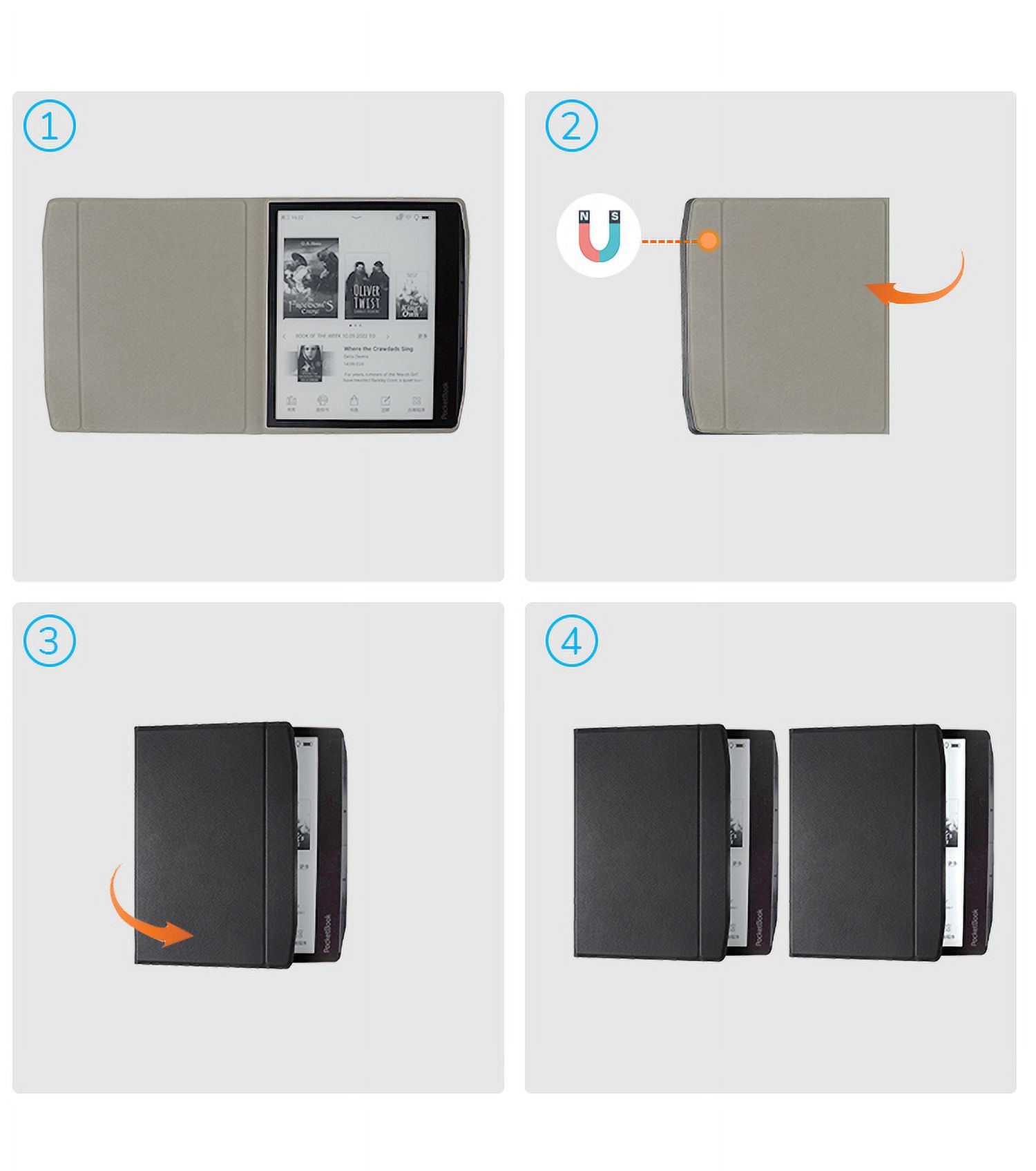 PocketBook Era Flip-Cover – Schutzhülle In Schwarz