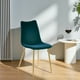 thumbnail image 3 of SILLA LAURA VELVET AZUL, 3 of 3