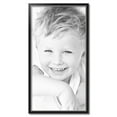 thumbnail image 2 of ArtToFrames 21" x 40" Black Velvet with Silver - 1.25 Picture Frame, 21x40 inch Black MDF Poster Frame (WOM-4691),  Pack, 2 of 8