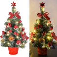 thumbnail image 4 of Mini árbol de Navidad artificial XCF 40 cm con luces LED rojo, 4 of 4