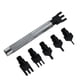 thumbnail image 1 of Juegos De Herramientas Para Artesanía En Cuero, Herramienta De Perforación De Cinturón, Correa De Cuero, Cuerda De Costura, Perforadora De Agujeros Planos, Acero Para Accesorios De Herramientas Cateissary HA022903-00, 1 of 7