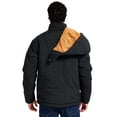 thumbnail image 4 of Weilanxin Men's Winter Jacket with Hood Fleece Lined Water Repellent Windproof Thicken Parka Winter Coat for Skiing Hiking Work, 4 of 11