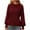 Wine, variant on Sweaters for Women Long Sleeve Pullover Casual Fall Tunic Tops Lightweight Soft Sweater Winter Clothes
