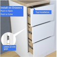 thumbnail image 5 of Door Opener 4 Pack Push To Open Magnet Push Catch Drawer Push Opener Cupboard Door Push Opener Magnetic Catch Furniture Push Catch Furniture Door Lock, 5 of 5