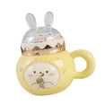 thumbnail image 2 of Patrón de Tazas de café Espresso Latte Taza Taza de té con tapa y asa Taza de la Taza de cerámica para el hogar Acción de gracias Amarillo claro perfecl Taza de café, 2 of 8
