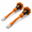 2 PCS, variant on 12-inch Heavy Duty Flat Chisel With Hand Protection Head Demolishing/masonry/carving/concrete Breaker Chisels Bi-material Guard