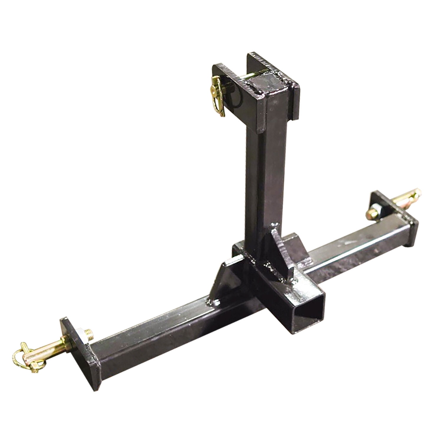 Titan Attachments Black 3 Point, Category 1 Tractor Drawbar Trailer