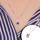 thumbnail image 5 of Collar personalizado, colgante geométrico brillante a prueba de herrumbre, proyección de memoria romántica, hermosa pulsera, boda, fiesta de Ropa, zapatos y accesorios Miscelánea tipo 4 Guardurnaity AP010642-04B, 5 of 6