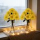 thumbnail image 4 of Tallos de Peonía Artificiales 6 Cabezas Flores Falsas en Paquete de 2, Ramos de Seda y Plástico para Decoración del Hogar en Florero, Centro de Mesa para Bodas, Arreglos Florales de Interior, 35 cm, 4 of 6