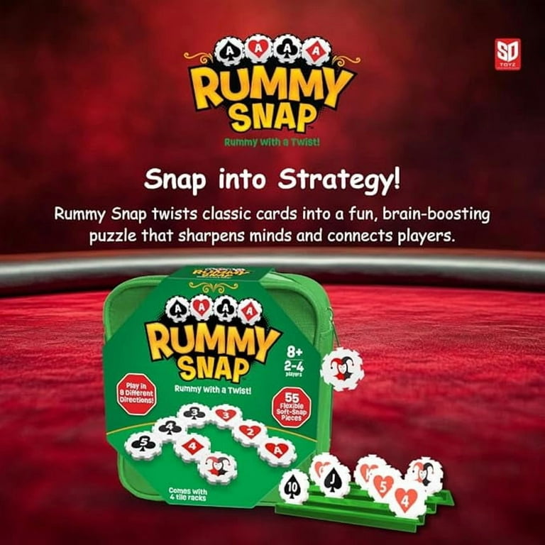 SD Home Product Rummy Strategy Game for Adults, Family, and Kids