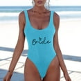 thumbnail image 1 of Trajes de Baño Mujer Traje de Baño Sexy de Moda Para Mujer, Bikini Con Estampado de Letras, Traje de Baño Sin Mangas, Diseño Sin Espalda Para Playa de Verano, 1 of 3
