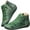 Green, variant on Stamzod Women's Low-heeled Ankle Boots Clearance Women Casual Flat Leather Retro Lace-Up Boots Side Zipper Plus Shoe Boots Green 39