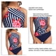 thumbnail image 4 of Traje de baño para mujer Correas de cuello regulables Talle alto Estilo casual Trajes de baño divididos cómodos y elegantes para fiestas en la playa Tipo 5 S, 4 of 5