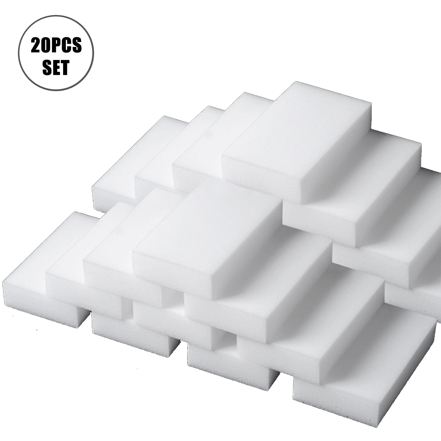 100PCS Large Magic Cleaning Eraser Sponges Melamine Foam Sponge Cleaner 10*7*3cm 