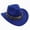 R365-Blue, variant on Western Cowboy Cowgirl Hat for Kids Boys Girls Felt Fedora Hats(Blue,3-8 Y)