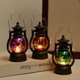 thumbnail image 4 of Luz de vela Led para decoración de Halloween, farol colgante de estilo Vintage, Castillo de bruja, calabaza, fantasma, suministros para fiestas, 4 of 4