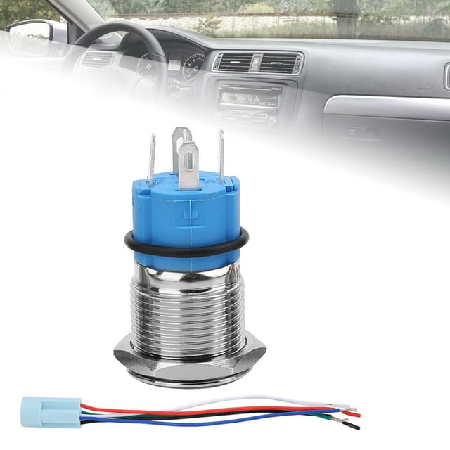 Push Switch, Light Switch Simple Operation Stainless Steel Corrosion Resistance For Car