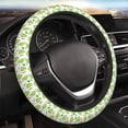 thumbnail image 3 of Lsque Kawaii Avocado Ultra Soft Car Steering Wheel Cover for Women, Standard 15 inch Size for Truck Van SUV Auto, 3 of 8