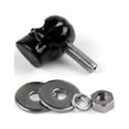 thumbnail image 3 of 10x Black Skull License Plate Frame Screw Bolt For Universal Motorcycle, 3 of 3
