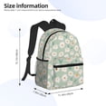 thumbnail image 4 of Fotbe Daisies Flowers Lightweight Casual Laptop Backpack for Men and Women, Daily use Waterproof backpack, Backpack for College, 4 of 8