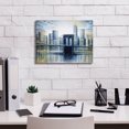 thumbnail image 3 of Epic Graffiti 'Brooklyn Bridge at Dusk' by Marc Todd, Canvas Wall Art, 16"x12", 3 of 8