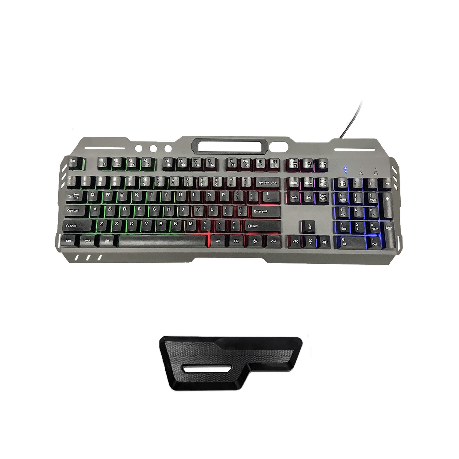 Keychron K10 Full Size 104-Key Wireless Mechanical Keyboard - Hot-Swappable RGB, Gateron G Pro Brown, Bluetooth/Wired For Mac & Windows