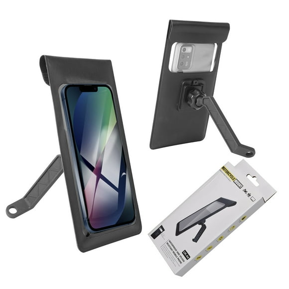 Funda impermeable de 360° para teléfono móvil, para moto, bicicleta, soporte inalámbrico
