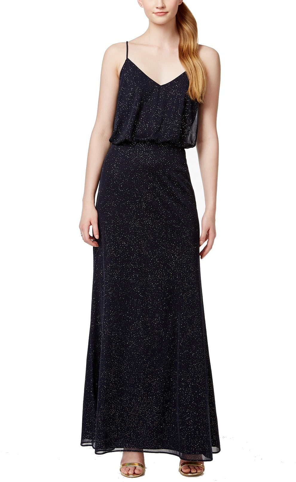 blondie nites navy blue dress