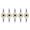 3-color flashing, variant on GRIMPEX 5Pcs Led Double Ring Night Fish Attractant Light for Sea Fishing Lure Fishing 3-Color Flashing