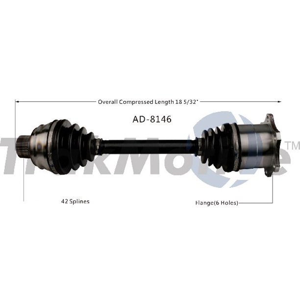Oe Replacement For 2013 2015 Audi Rs5 Front Left Cv Axle