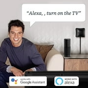 BroadLink RM4 pro Smart IR/RF Remote Control Hub with Sensor Cable-WiFi IR/RF Blaster for Smart Home Automation, TV, Curtain, Shades Remote, Works with Alexa, Google Assistant, IFTTT (RM4 pr