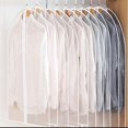 thumbnail image 1 of Transparent Garment Bag Garment Cover Cover With Zipper, Garment Cover Jacket Coat Dresses(10pcs,transparents,note:just One Size), 1 of 4