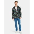 thumbnail image 3 of Jolly Knits Men's and Big Men's Sequin Christmas Suit Jacket Blazer, Sizes S-3XL, 3 of 6