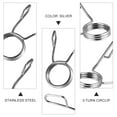 thumbnail image 4 of BEADCEST 2pcs Weightlifting Spring Clamp Barbell Fasteners Stainless Steel for Gym Equipment, 4 of 7