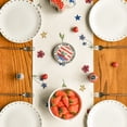 thumbnail image 6 of Sm:)e Stars Cross Flowers 4th of July Table Runner 13x72 Inch, Patriotic Decor Durable and Stylish Independence Day Party and Family Gathering Supply, 6 of 6