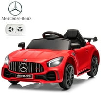UBesGoo 12V Licensed Mercedes-Benz Electric Ride On Cars Toys for Kids, Power Wheels with Parent Remote Control, Red