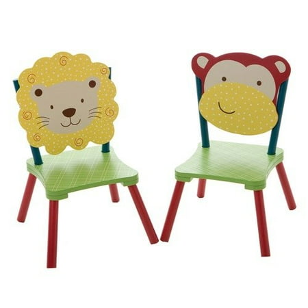 Levels of Discovery Jungle Jingle Kid's Desk Chair (Set of 2)