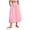 Pink, variant on DAFEI Women's Cute Bubble Maxi Skirt Low Rise Aline Flowy Puffy Long Skirt Fairy Ruffle Balloon Skirt