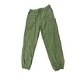 thumbnail image 3 of Afdoent Pants For Men Linen Casual Pants Breathable Comfortable Lightweight Relaxed Fit Trousers For Daily Wear And Outdoor Activities Fashion, 3 of 4