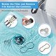 thumbnail image 2 of Bathroom Sink Stopper, Sink Drain Strainer for 1.1-1.45 Inch, Upgraded Pop Up Filter with Basket Hair Catcher 1pc Silver, 2 of 4