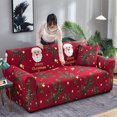 thumbnail image 5 of Stretch Full Milk Silk Printed Sofa Protector Universal Furniture Cover for Living Room Home, 5 of 6