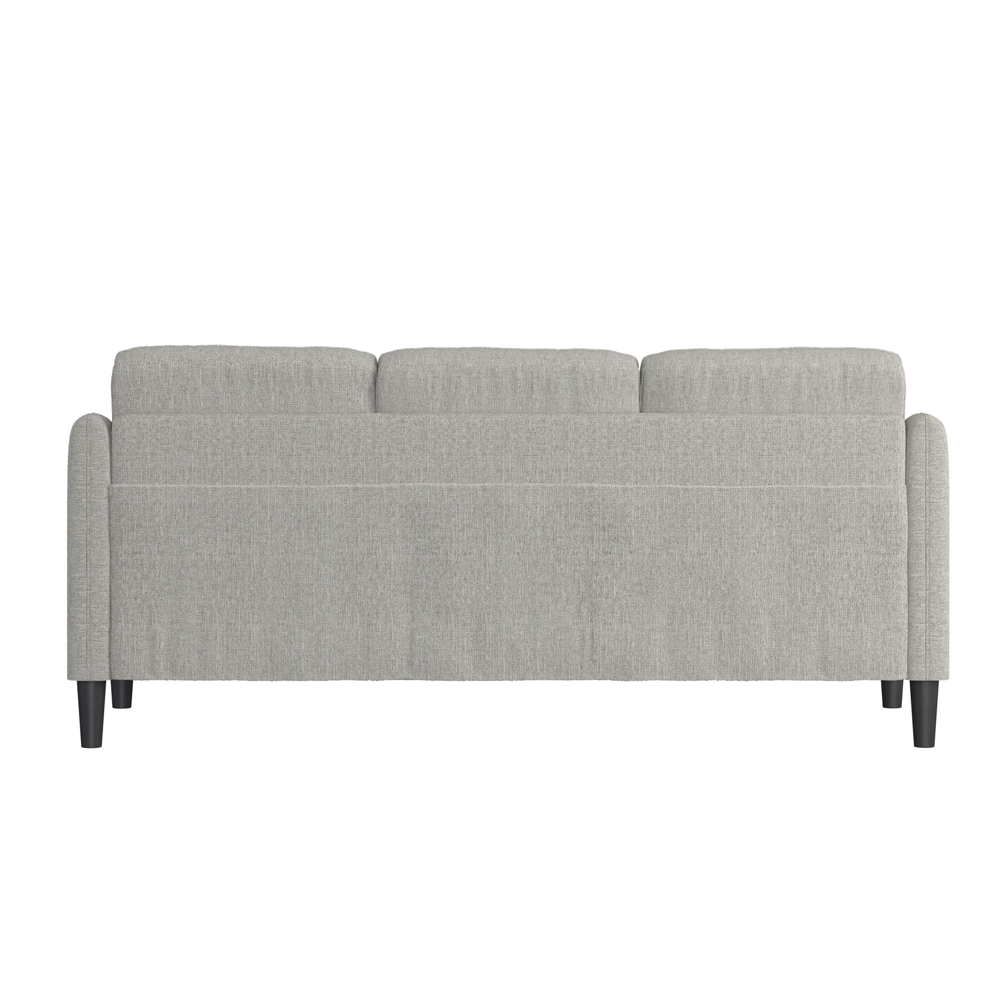 Mainstays Westley Swoop Arm 74" Sofa, Warm Gray