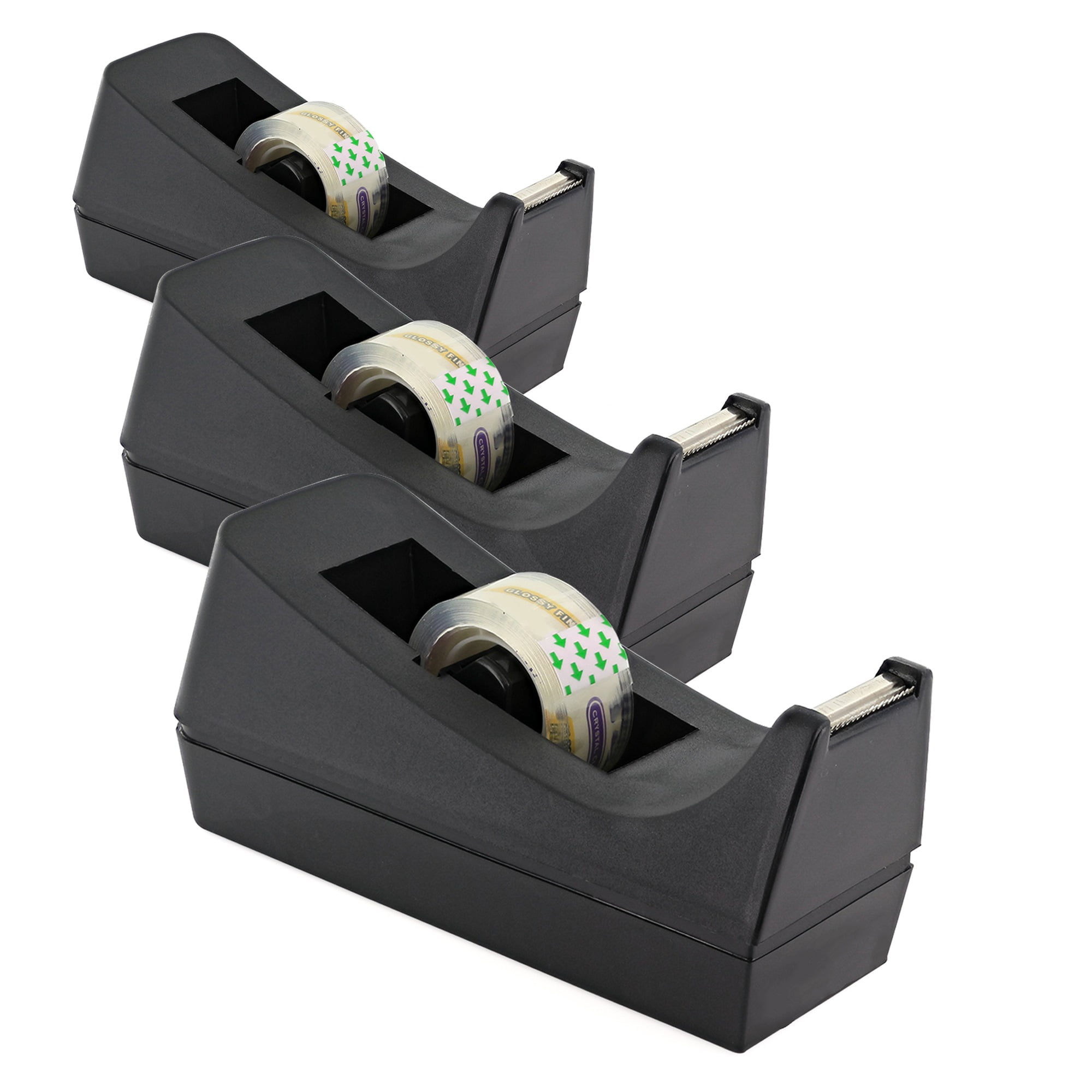 Emraw 1 Core Desktop Tape Dispenser for Office NonSlip Home OneHand