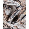 thumbnail image 3 of Unique Loom Yara Collection Area Rug - Sunil (4' Round Ivory Almond/Black), 3 of 6