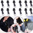 thumbnail image 2 of 12PCS ABS Zip Slider Universal Instant Fix For Tents Suitcases Clothing Shoes Zip-pers Sewing Zip Repair Replacement Kit, 2 of 5