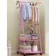 thumbnail image 1 of 1pc Coat Rack Hat Stand With Wheels & Multiple Layers Clothing Storage Shelving Unit, Modern & Minimalist Style, Free Standing, 1 of 5