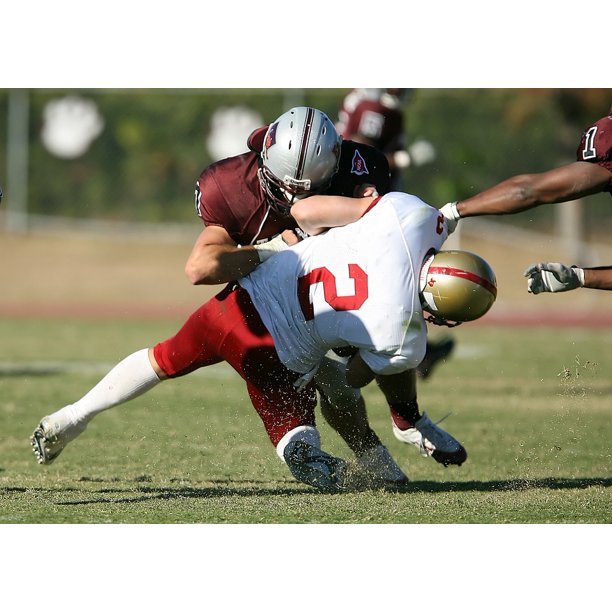 Tackle American Football Quarterback Sack Defense20 Inch By 30 Inch